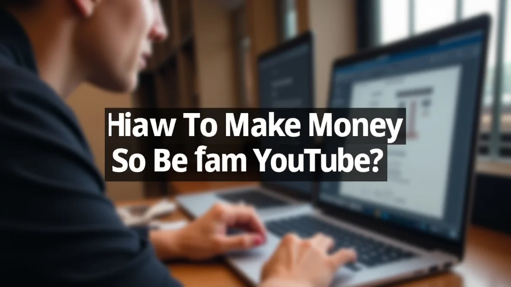 How To Make Money Via YouTube