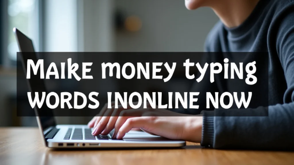 Make Money Typing Words Online Now