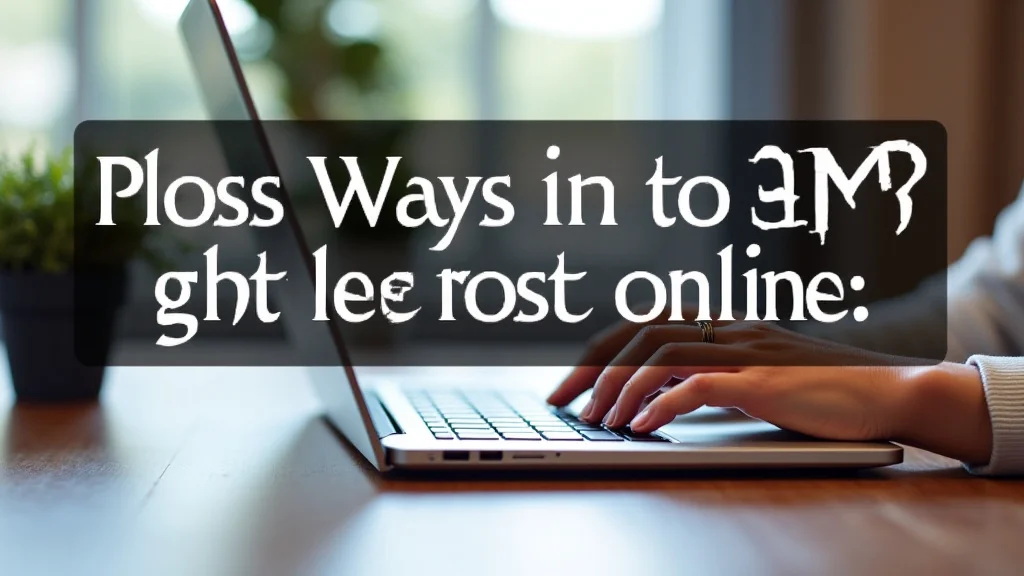 Simple Ways To Make Money Typing Online