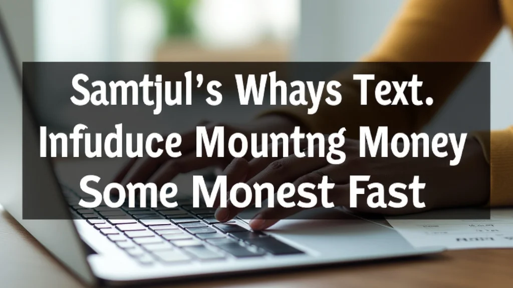 Simple Ways to Make Some Money Fast